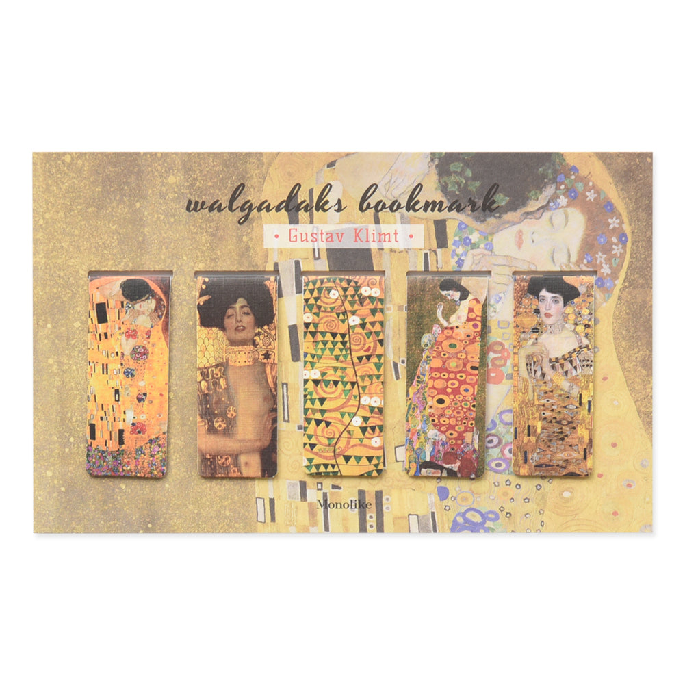 Monolike Magnetic Bookmarks Klimt, Set of 5