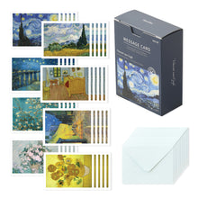 Load image into Gallery viewer, Monolike Message Gogh Card - Mix 40 Mini Postcards, 20 envelopes Package
