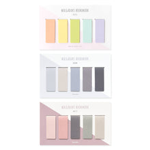 Load image into Gallery viewer, Monolike Magnetic Bookmarks Solid Pastel + Ocean + Misty, 15 Pieces
