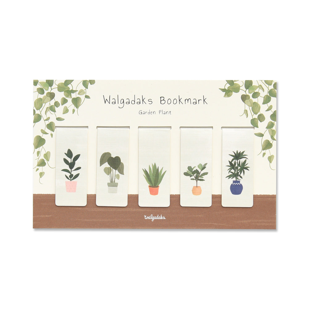 Monolike Magnetic Bookmarks Garden Plant, Set of 5