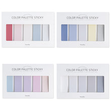 Load image into Gallery viewer, Monolike Color Palette Sticky Solid 501 B SET 4p - Self-Adhesive Memo Pad 30 sheets
