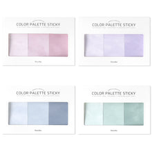 Load image into Gallery viewer, Monolike Color Palette Sticky Color painting 300 A SET 4P - Self-Adhesive Memo Pad 30 sheets
