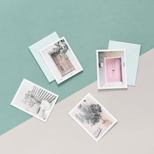Load image into Gallery viewer, Monolike Message Break time ver.2 card - mix 40 mini postcards, 20 envelopes package
