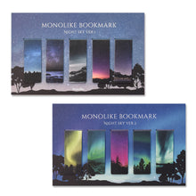 Load image into Gallery viewer, Monolike Magnetic Bookmarks Night sky ver.1 + ver.2, 10 Pieces
