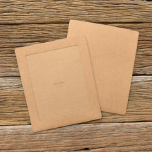 Load image into Gallery viewer, Monolike Paper Photo Frames 8x10 Inch Kraft 10 Pack - Fits 8&quot;x10&quot; Pictures
