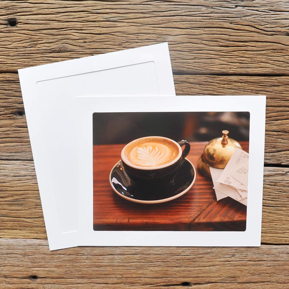 Monolike Paper Photo Frames 11x14 Inch White 5 Pack - Fits 11