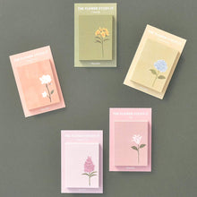Load image into Gallery viewer, Monolike The flower Sticky-It - 5p Set Self-Adhesive Memo Pad 50 Sheets
