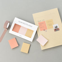 Load image into Gallery viewer, Monolike Color Palette Sticky Grid 300 A Set 4p - Self-Adhesive Memo Pad 30 sheets
