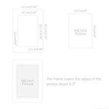 Load image into Gallery viewer, Monolike Paper Photo Frames 4x6 Inch White 100 Pack - Fits 4&quot;x6&quot; Pictures
