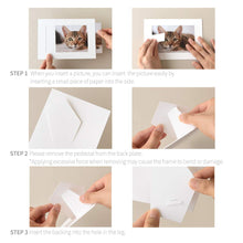 Load image into Gallery viewer, Monolike Slim&amp;Light Standing Paper Photo Frame Box Set 4x6 White 100 pcak - Fits 4&quot;x6&quot; Pictures
