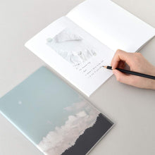 Load image into Gallery viewer, Monolike A5 Haru Free Notebook, Photo D 4p SET - Blank Notebook, PVC Cover
