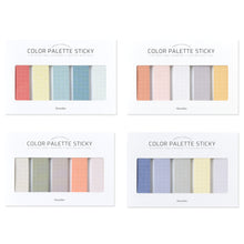 Load image into Gallery viewer, Monolike Color Palette Sticky Grid 500 A Set 4p - Self-Adhesive Memo Pad 30 sheets

