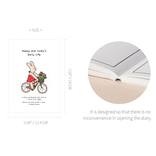 Load image into Gallery viewer, Monolike Happy and Lucky Diary 6 Month Planner, Bicycle - Academic Planner, Weekly &amp; Monthly Planner, Scheduler
