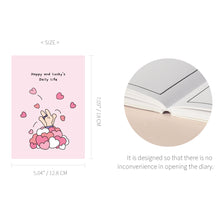 Load image into Gallery viewer, Monolike Happy and Lucky Diary 6 Month Planner, Love letter - Academic Planner, Weekly &amp; Monthly Planner, Scheduler
