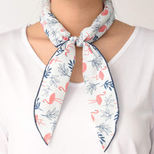 Load image into Gallery viewer, Monolike Cool Scarf Flamingo Mint + Flamingo Gray Fashion Item Neck Wrap Cooling Scarf
