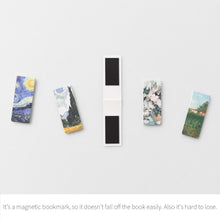 Load image into Gallery viewer, Monolike Magnetic Bookmarks Art Van Gogh ver.1 + ver.2 + Monet, 15 Pieces
