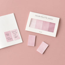 Load image into Gallery viewer, Monolike Color Palette Sticky Color painting 400 A SET 4P - Self-Adhesive Memo Pad 30 sheets
