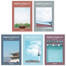 Load image into Gallery viewer, Monolike PHOTO Sticky-It 5p SET - Seoul B Self-Adhesive Memo Pad 50 sheets, Daily Sticky, Diary, Memo
