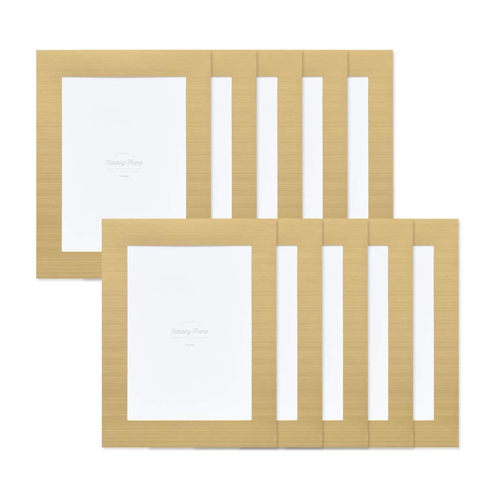 Monolike Standing Paper Frame 5x7 Metallic Series Matte Gold 10p 5x7Inch Size