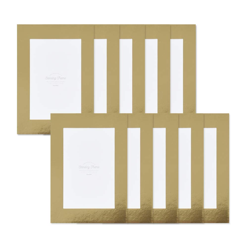 Monolike Standing Paper Frame 4x6 Metallic Series Glossy Gold 10p 4x6Inch Size