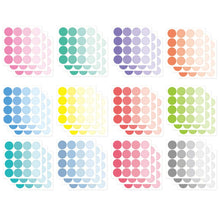 Load image into Gallery viewer, Monolike Circle Stickers - Solid Round Dot samll Size A + B Set, 12 type stickers 36 Sheets
