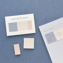 Load image into Gallery viewer, Monolike Color Palette Sticky Plan 300 C SET 4p - Self-Adhesive Memo Pad 50 sheets
