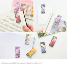 Load image into Gallery viewer, Monolike Magnetic Bookmarks Garden Flower, 10 Pieces
