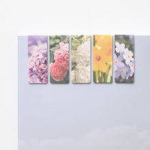 Load image into Gallery viewer, Monolike Magnetic Bookmarks Garden Flower ver.2, Set of 5

