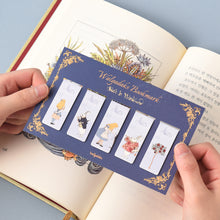 Load image into Gallery viewer, Monolike Magnetic Bookmarks Alice Set of 5
