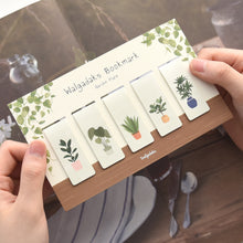 Load image into Gallery viewer, Monolike Magnetic Bookmarks Garden Plant, Set of 5
