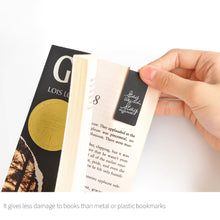 Load image into Gallery viewer, Monolike Magnetic Bookmarks Typography, set of 5
