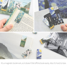 Load image into Gallery viewer, Monolike Magnetic Bookmarks Vincent van Gogh ver.1 + ver.2, 10 Pieces

