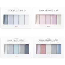 Load image into Gallery viewer, Monolike Color Palette Sticky Grid 500 D Set 4p - Self-Adhesive Memo Pad 30 sheets
