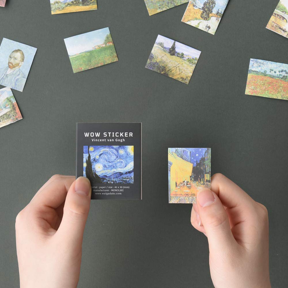 Grupo Erik: Set di 2 Mini Poster Van Gogh Museum | Poster da Parete, 38 x 52 cm, Carta Lucida + Adesivo Incluso, Gadget