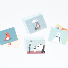 Load image into Gallery viewer, Monolike Message Befriend ver.2 Card - Mix 40 Mini Postcards, 20 envelopes Package
