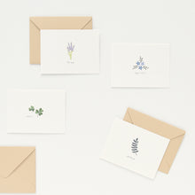 Load image into Gallery viewer, Monolike Message Little Garden Card - Mix 40 Mini Postcards, 20 envelopes Package
