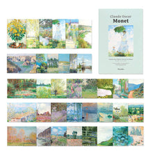 Load image into Gallery viewer, Monolike Claude Monet Postcard - mix 36 pack, Famous painting and Famous 36 Claude Monet postcards
