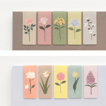 Load image into Gallery viewer, Monolike Magnetic Bookmarks The flower ver.1 + ver.2, 10 Pieces
