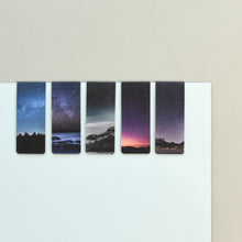 Load image into Gallery viewer, Monolike Magnetic Bookmarks Night sky Ver.1, Set of 5
