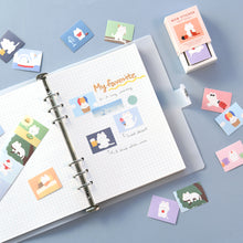 Load image into Gallery viewer, Monolike Wow Sticker The Daily Life of Gureum Ver.1 + Ver.2 Set - Mini Size Cute Stickers, Square Stickers
