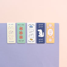 Load image into Gallery viewer, Monolike Magnetic Bookmarks Story town Ver.2, Set of 5
