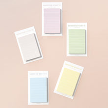 Load image into Gallery viewer, Monolike Smoothie ver.2 Line Sticky-it - 5p Set Self-Adhesive Memo Pad 50 Sheets
