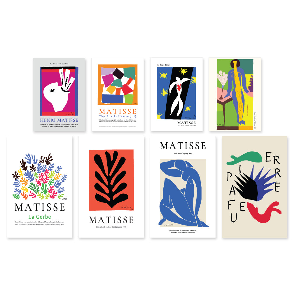Monolike Henri Matisse Poster Painting ver.1 8P SET - 19.7