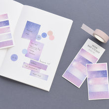 Load image into Gallery viewer, Monolike Wow Bar Sticker Hologram &amp; Glitter set - Mini size cute stickers, square stickers
