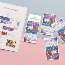 Load image into Gallery viewer, Monolike Wow Bar Sticker Photo A set - Mini size cute stickers, square stickers
