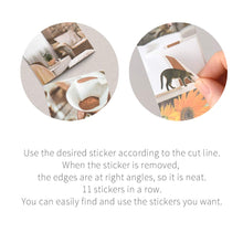 Load image into Gallery viewer, Monolike Wow Sticker Serenity + Mellow set - Mini size cute stickers, square stickers
